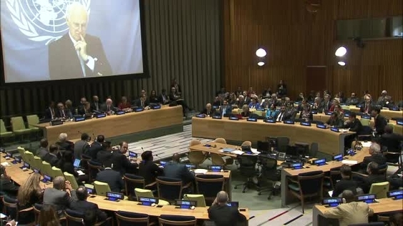 斯塔凡·德米斯图拉（联合国叙利亚问题特使）就叙利亚局势做情况通报 - 联合国大会第71届会议非正式会议