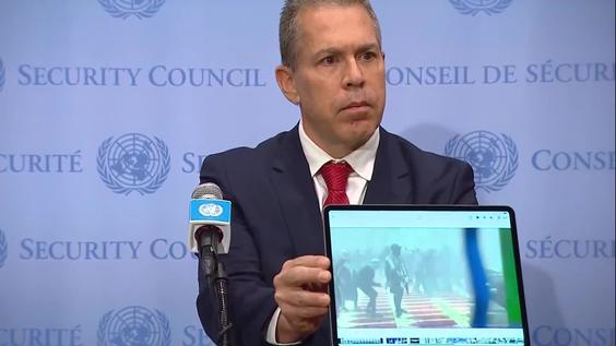 Gilad Erdan (Israel) on the situation in the Middle East - Security Council Media Stakeout