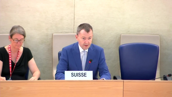 Switzerland, UPR Report Consideration - 28th Meeting, 53rd Regular Session of Human Rights Council