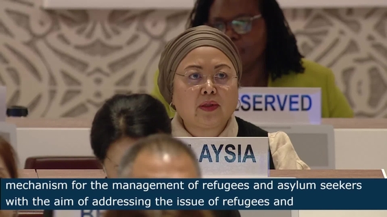 6th Meeting, 75th Session of UNHCR Executive Committee