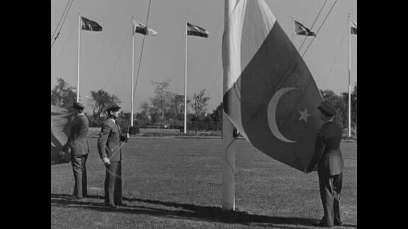 Flag Raising of Yemen and Pakistan
