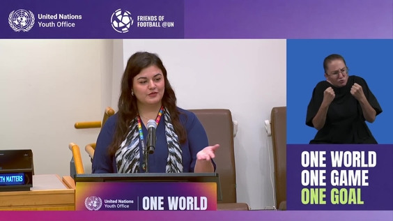 One World, One Game, One Goal: Football as a Catalyst for Youth Mental Health and Well-Being (Spotlight Sessions, CR.1)