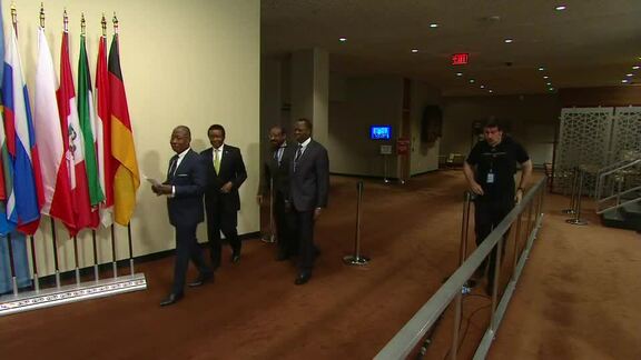 Permanent Representatives of Côte d’Ivoire, Equatorial Guinea and South Africa Brief Press