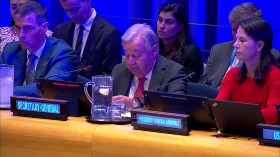 António Guterres (UN Secretary-General) at the High-level Multi-stakeholder Informal Meeting to Launch the Global Dialogue on Artificial Intelligence Governance