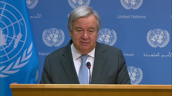 Press Conference: António Guterres (UN Secretary-General) on the situation in the Middle East