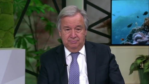 António Guterres (UN Secretary-General) opening remarks at World Oceans Day 2022