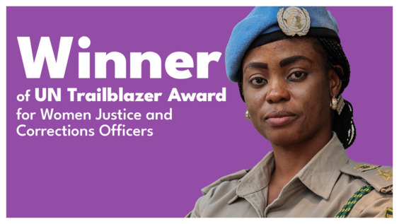 Olukemi Ibikunle wins the 2025 UN Trailblazer Award for Women Justice and Corrections Officers