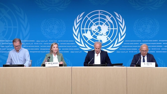 UN Geneva Press Briefing: UNRWA, WHO, UNHCR, OHCHR, UN WOMEN, IFRC, WMO - 22 May 2026
