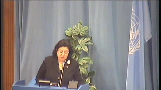 Aksoltan Ataeva (Turkmenistan), 3rd  plenary meeting