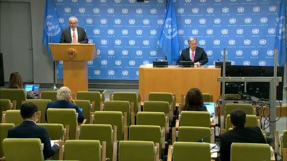 Secretary General Briefs Press
