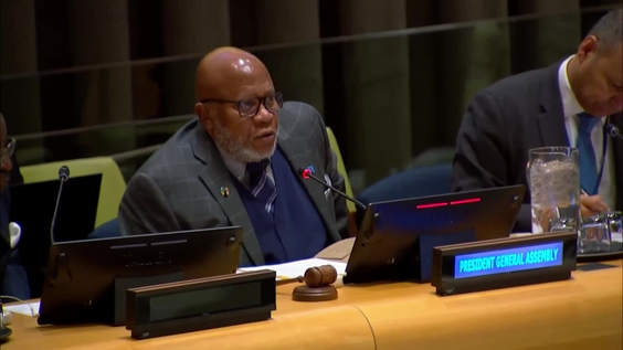 Dennis Francis (General Assembly President) on the Annual report of the Security Council - General Assembly, 78th session, Informal Consultation