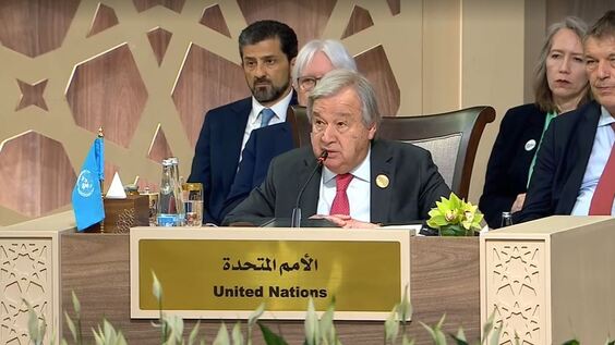 António Guterres (UN Secretary-General): Remarks at High-Level Conference on Humanitarian Response for Gaza