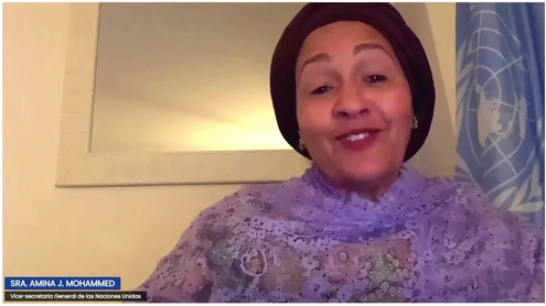 Amina J. Mohammed (Deputy Secretary-General) at the Opening Session of the ECOSOC Special Meeting: The Future of Work (ECLAC Headquarters – Santiago, Chile, 23-24 January 2024).