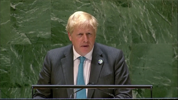 United Kingdom - Prime Minister Addresses General Debate, 76th Session