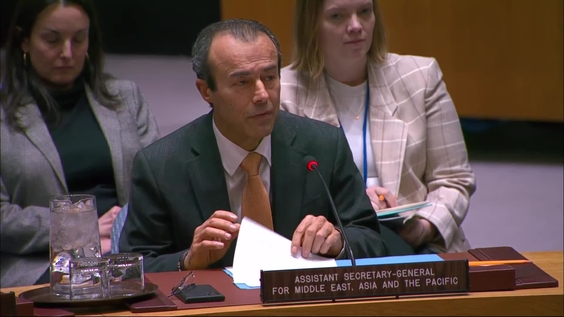 Mohamed Khaled Khiari (DPPA &amp; DPO) on the Non-proliferation/Democratic People&#039;s Republic of Korea - Security Council, 9833rd meeting