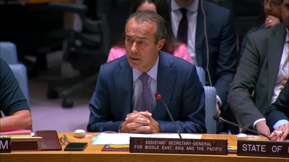 The situation in the Middle East, including the Palestinian question - Security Council, 9963rd meeting