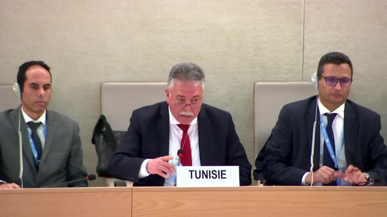 Tunisia, UPR Report Consideration - 42nd meeting, 52nd Regular Session of Human Rights Council