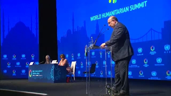 Amr Ramadan (Egypt), World Humanitarian Summit (Istanbul, 2016), Member States and Stakeholders Announcements