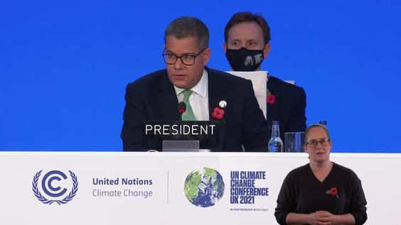 COP26 - Closure of Negotiations