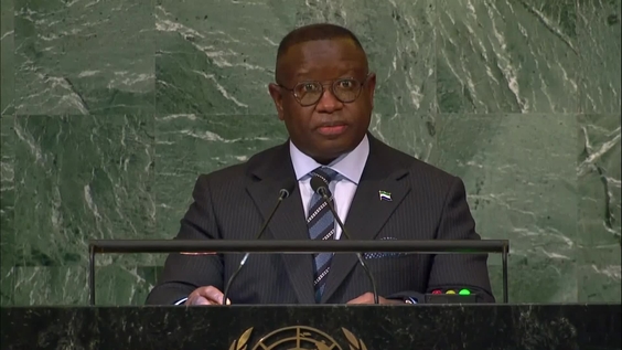 Sierra Leone - President Addresses General Debate, 77th Session