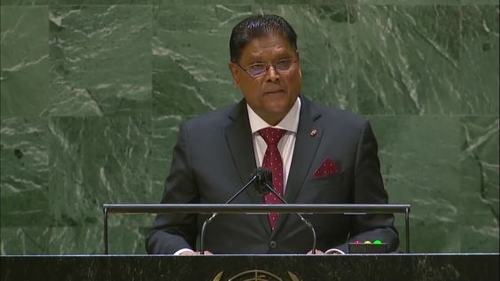 Suriname - President Addresses General Debate, 76th Session