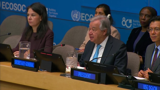 António Guterres at the Commemoration of ECOSOC at 80 | #ECOSOC80: A Turning Point for Multilateralism
