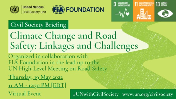 Climate Change and Road Safety: Linkages and Challenges - Civil Society Briefing