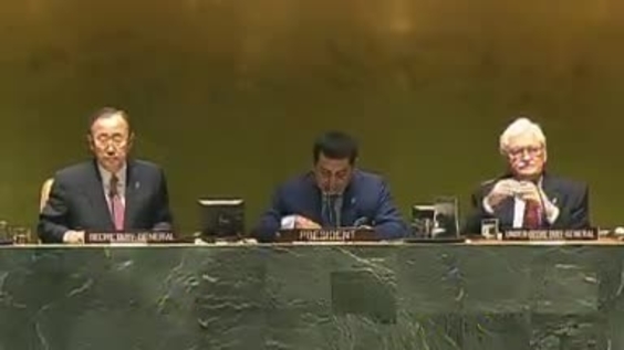Opening of the High Level Forum on the Culture of Peace - General Assembly