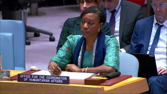 Edem Wosornu (OCHA) on the situation in the Middle East - Security Council, 10135th meeting