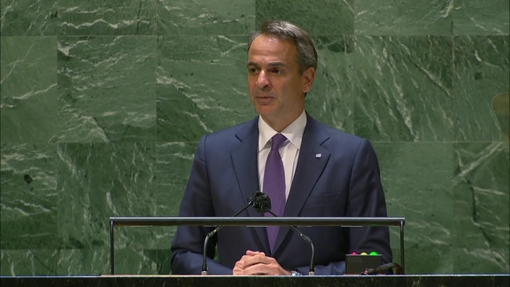 Greece - Prime Minister Addresses General Debate, 76th Session