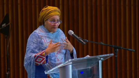 Amina J. Mohammed (Deputy Secretary-General) at the (Opening) Celebration of the 2023 World Arabic Language Day at the United Nations - Arabic is the language of poetry and art
