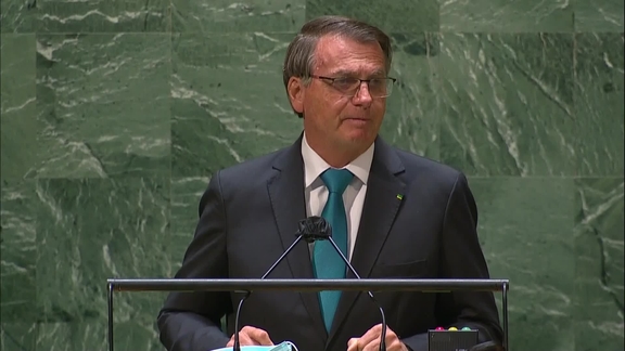 Brazil - President Addresses General Debate, 76th Session