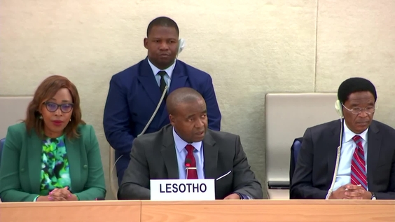 Lesotho UPR Adoption - 49th Session of Universal Periodic Review