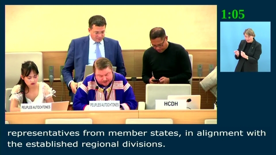 2nd Meeting, Second Intersessional Meeting on the Participation of Indigenous Peoples - Human Rights Council