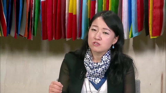黄向荣 (联合国维和行动部性别事务官员) 接受联合国新闻采访