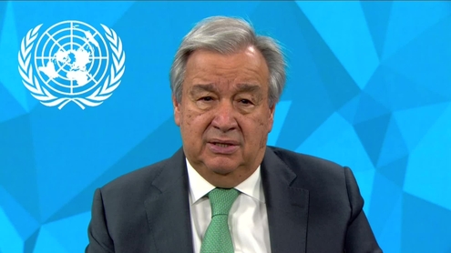 António Guterres (Secretario General) con motivo del Día Mundial de Nelson Mandela 2023