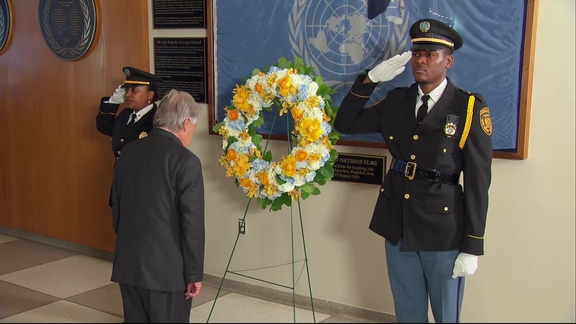 Day of Remembrance 23rd Anniversary of Bombing of UN Headquarters in Baghdad (Iraq)