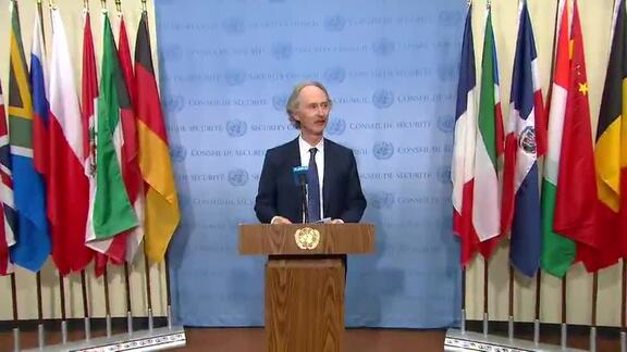 Special Envoy for Syria Briefs Press