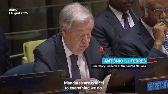 UN80: Secretary-General presents the Report of the Mandate Implementation Review