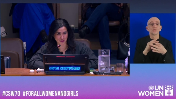 4th plenary meeting - Commission on the Status of Women, Seventieth session (CSW70) - Round table on the priority theme