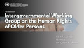9th Meeting, 1st session of the Intergovernmental Working Group on Older Persons (IGWG)