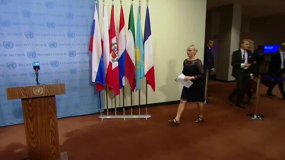 Minister for Foreign Affairs of Sweden Briefs Press