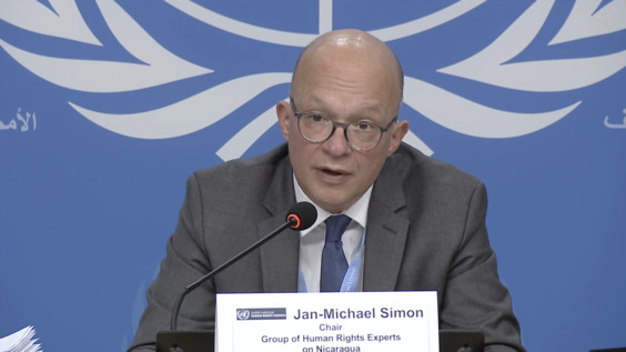 HRC – Press conference: Group of Human Rights Experts on Nicaragua
