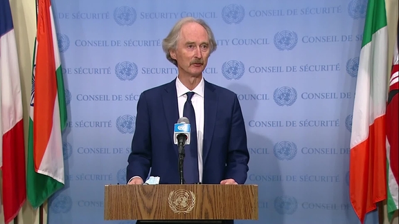 Geir Pedersen (Special Envoy) on Syria- Security Council Media Stakeout