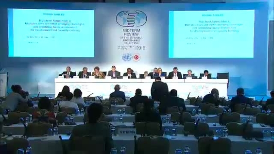 Thematic Round-table 4: Multiple crises and other emerging challenges; and mobilizing financial resofor development and capacity-building, Midterm Review of the Istanbul Programme of Action, 27-29 May 2016, Antalya, Turkey