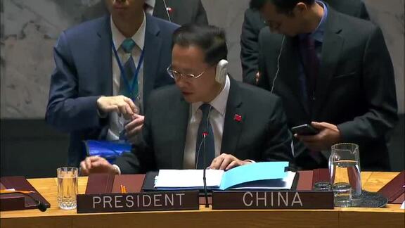 8411th Security Council Meeting: Situation in Middle East                                                                                                  