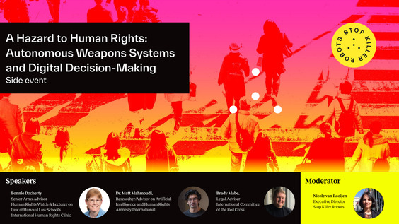 A hazard to human rights: autonomous weapons systems and digital decision-making