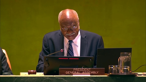 Philemon Yang (General Assembly President) on the 80th Anniversary of the Signing of the UN Charter - General Assembly, Informal Plenary meeting, 79th session