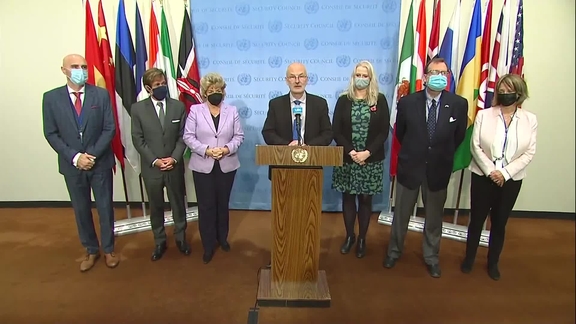 Estonia, France, Ireland, Norway, UK, USA and Albania on the situation in Belarus- Security Council Media Stakeout
