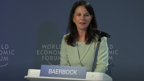 Annalena Baerbock (President of the UN General Assembly) at WEF 2026 in Davos